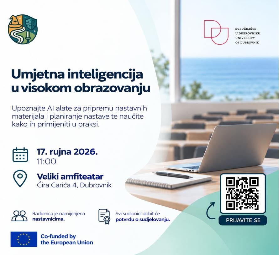 Radionica o umjetnoj inteligenciji u visokom obrazovanju